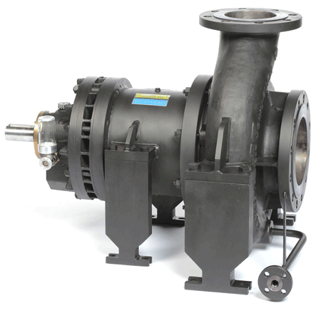Magnetic drive pump type SLM-NHO operates at up to 840 °F (450 °C).
